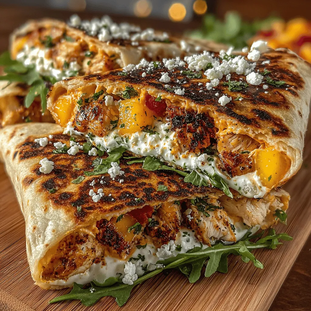 In the world of culinary delights, the balance between sweet and spicy can create a burst of flavors that tantalizes the taste buds. The Sweet and Spicy Peach Wraps embody this perfect harmony, combining juicy peaches, succulent chicken, and a creamy sriracha sauce that delights the senses. This recipe is not only easy to prepare but also offers a refreshing twist on traditional wraps, making it a fantastic choice for lunch, dinner, or even a flavorful snack. With their vibrant colors and enticing aroma, these wraps are sure to impress at any gathering or serve as a satisfying meal at home.