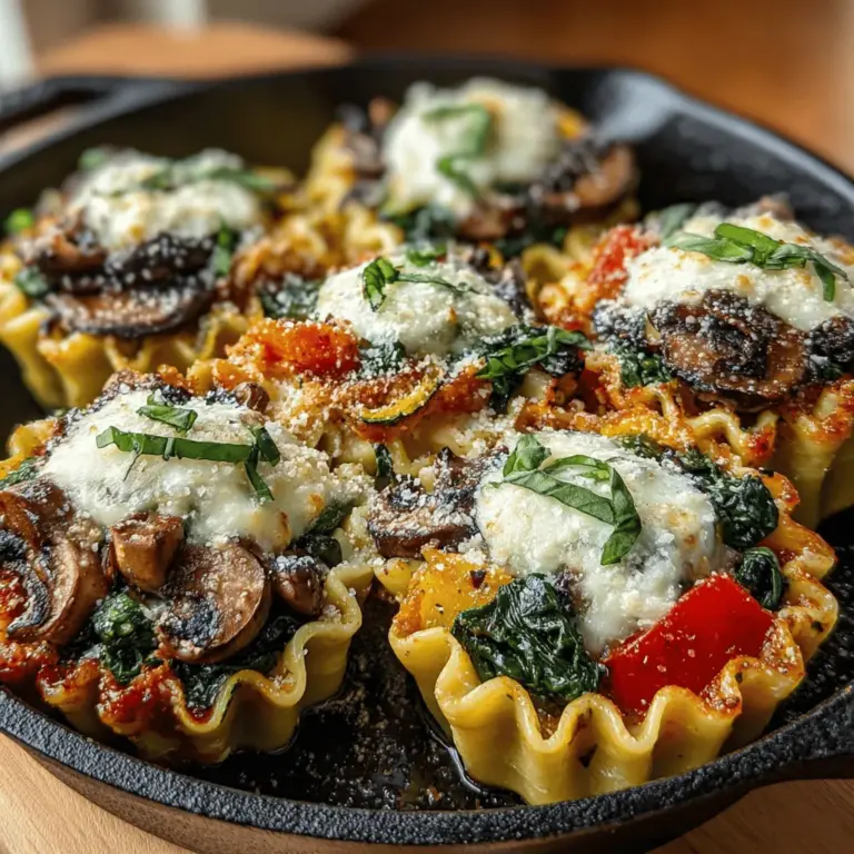 In the world of culinary delights, few dishes hold as much universal appeal as lasagna. However, the traditional preparation can often be time-consuming and cumbersome. Enter the mini veggie lasagna skillet cups—a delightful, innovative take on the classic that combines convenience with flavor. These bite-sized portions are not just visually appealing; they offer a quick, healthy, and delicious meal solution for busy weeknights or as a creative appetizer for gatherings.