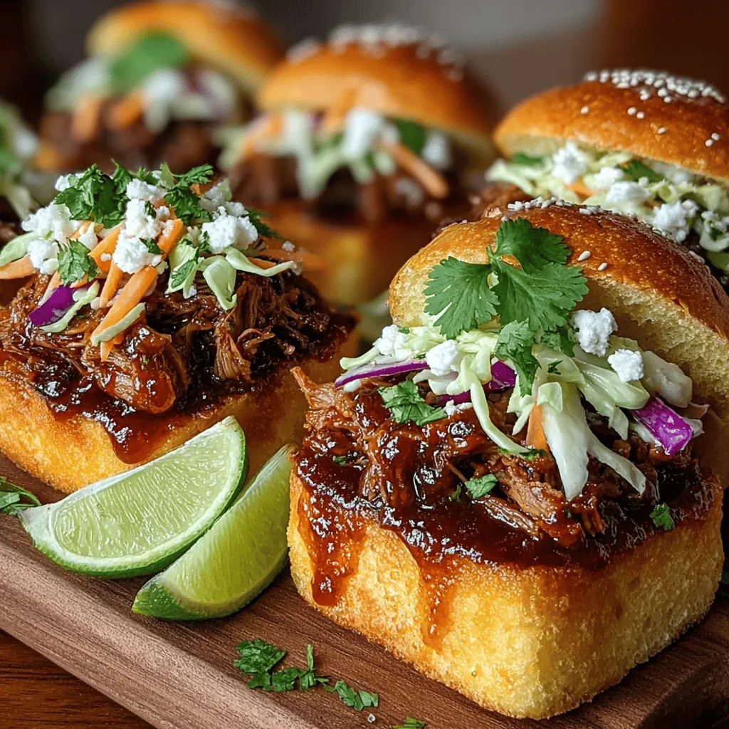 In recent years, plant-based diets have surged in popularity, not only for their health benefits but also for their positive impact on the environment. As more people seek to incorporate more plant-based meals into their diets, ingredients like jackfruit have emerged as a versatile and delicious alternative to meat. The Mini BBQ Jackfruit Taco Sliders are a perfect example of this trend, combining rich flavor and satisfying texture in an easy-to-make dish that is ideal for gatherings or a cozy weeknight dinner.