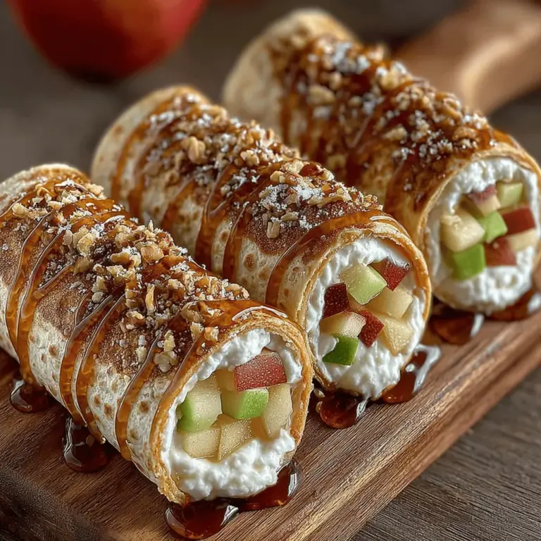 In a world where quick snacks often come laden with unhealthy additives and excessive sugar, finding a recipe that strikes the right balance between deliciousness and health can be a challenge. Enter Sweet Apple Roll-Ups—a delightful treat that combines the natural sweetness of fresh apples with creamy cheese and a hint of cinnamon. This recipe not only promises a burst of flavor but also offers nutritional benefits, making it an ideal choice for any occasion, from school lunches to after-school snacks.