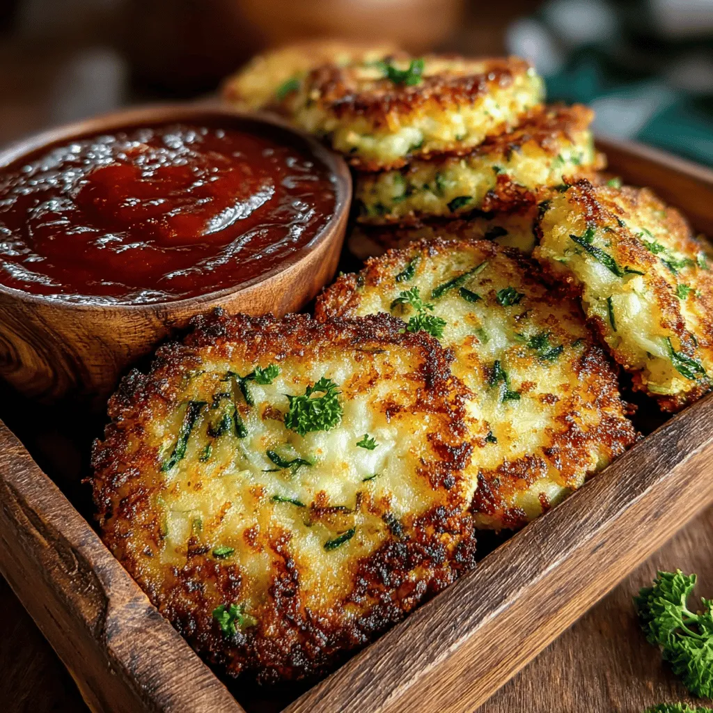 To create the perfect crunchy zucchini nuggets, the mixing of ingredients is crucial. Begin by grating your zucchini; this helps release excess moisture. After grating, place the zucchini in a clean kitchen towel or cheesecloth, twist it tightly, and squeeze out as much liquid as possible. This step is essential for achieving a crunchy texture.