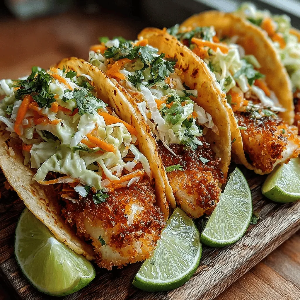 Fish tacos have surged in popularity over recent years, captivating food lovers with their delightful combination of crispy fish, fresh toppings, and zesty flavors. Originating from the coastal regions of Mexico, these tacos have evolved into a beloved dish enjoyed worldwide. Their appeal lies not only in their delicious taste but also in their versatility; they can be customized with various toppings and sauces to suit individual preferences. Today, we’re elevating the traditional fish taco by preparing a healthier version using an air fryer, which allows us to achieve that coveted crispiness without the excess oil.