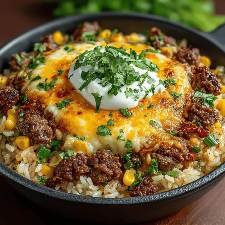 When it comes to weeknight dinners, nothing beats a delicious dish that combines convenience with vibrant flavors. Enter the Spicy Hatch Chili Beef and Rice Skillet—a one-skillet wonder that promises to be both satisfying and easy to prepare. This hearty meal showcases the bold flavors of Hatch green chilies, paired with savory ground beef and fluffy rice, making it a perfect choice for busy families and individuals alike.