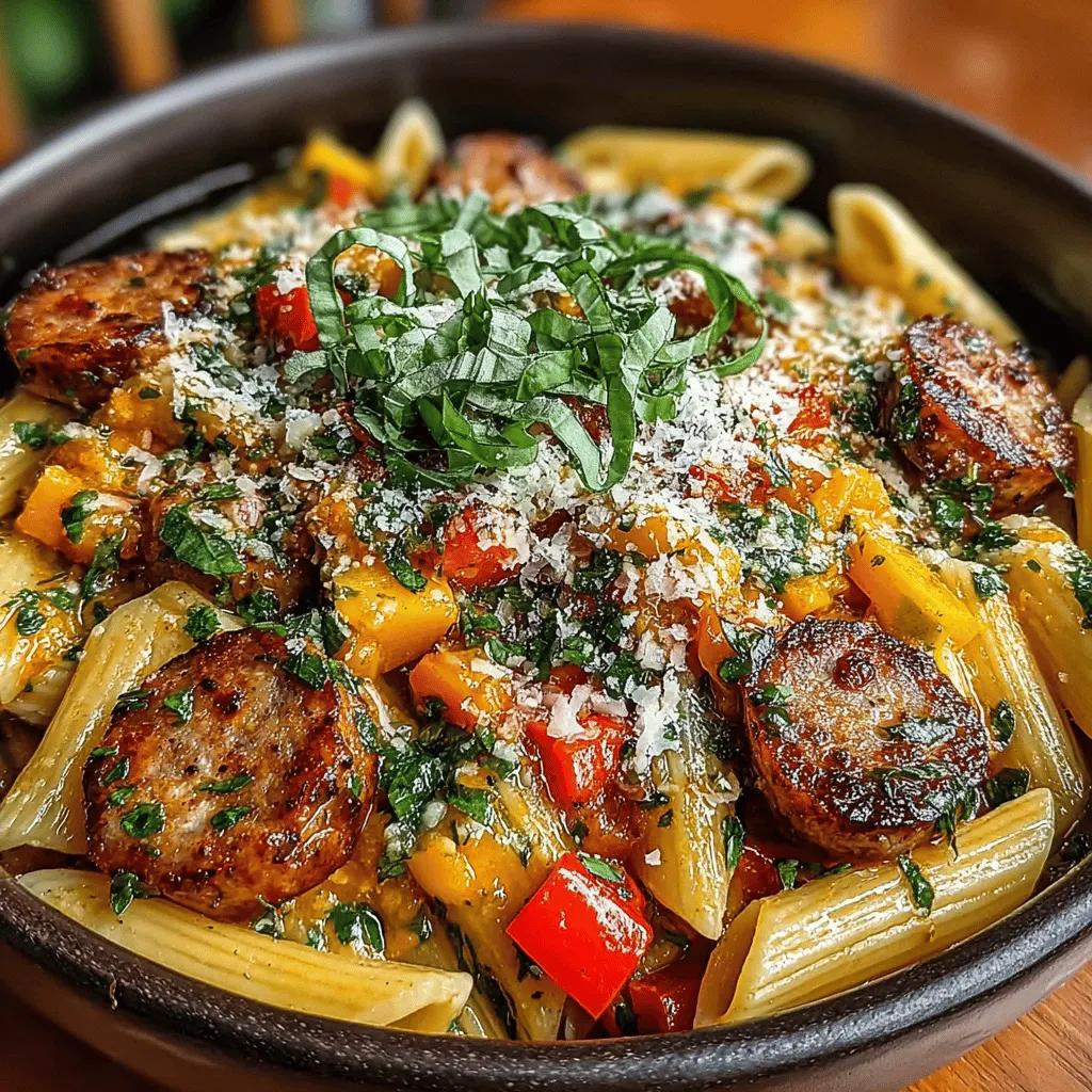 As the leaves begin to change and a crispness fills the air, there's no better way to embrace the autumn season than with a bowl of comforting pasta. The Cozy Autumn Chicken Sausage Pasta is a delightful recipe that encapsulates the warmth and richness of fall. Featuring savory chicken sausage and a medley of seasonal vegetables, this dish not only satisfies the palate but also nourishes the body. Perfect for cool evenings or family gatherings, this recipe is designed to be prepared effortlessly in a crockpot, making it an ideal choice for those with busy lifestyles.