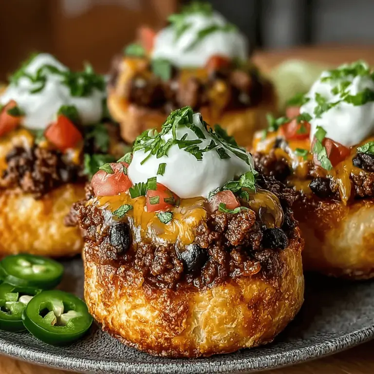 When it comes to culinary creativity, few dishes can capture the hearts (and appetites) of a crowd quite like mini taco pie puff pastries. This delightful fusion combines the classic flavors of tacos with the flaky, buttery goodness of puff pastry, resulting in a bite-sized treat that is as fun to eat as it is to make. With their savory filling encased in a golden, crisp shell, these mini pastries are a celebration of flavor and texture that will leave your guests clamoring for more.
