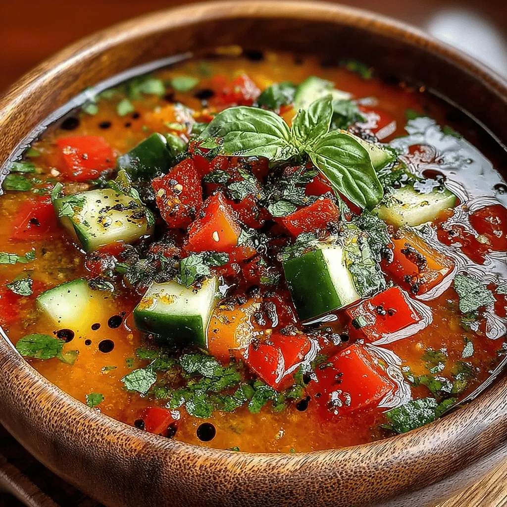 Exploring creative ways to enjoy fresh ingredients can lead to delightful culinary experiences, and the Balsamic Vinaigrette Soup is a testament to that. This refreshing dish combines the vibrant flavors of ripe tomatoes, crisp cucumbers, and aromatic herbs, all elevated by the tangy sweetness of balsamic vinegar. Perfect as an appetizer or a light meal, this soup is not only easy to prepare but also packed with nutrients. In this article, we will walk you through the ingredients, preparation steps, and the unique flavor profile of this innovative soup, ensuring you have all the information needed to recreate this dish in your own kitchen.