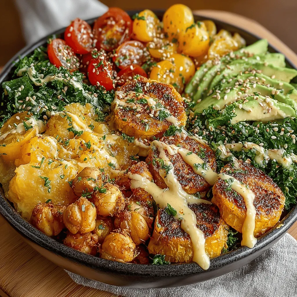 In recent years, power bowls have emerged as a staple in the healthy eating landscape, gaining popularity among health enthusiasts and food lovers alike. These nourishing bowls combine a variety of nutrient-dense ingredients, often featuring a base of grains or greens topped with proteins, vegetables, and flavorful dressings. The Sweet Potato Chickpea Power Bowl exemplifies this trend, offering a vibrant and satisfying meal that can be easily prepared at home. Not only is this dish visually appealing, but it also packs a nutritional punch, making it an ideal choice for anyone looking to enhance their diet with wholesome ingredients.