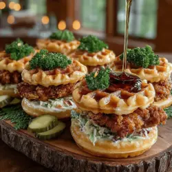 Mini Waffle Chicken Sliders: The Perfect Comfort Food