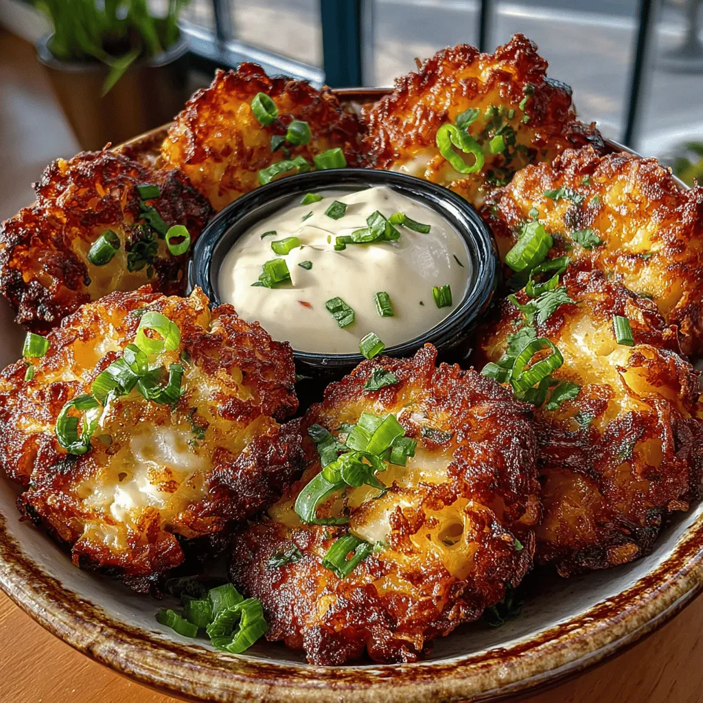 When it comes to appetizers that truly make a statement, Spicy Cheesy Bites stand out as an irresistible choice for gatherings and parties. These mini cheddar jalapeño rice fritters not only deliver a delightful crunch with each bite but also boast a sensational blend of flavors that will tantalize your taste buds. The sharpness of cheddar cheese harmonizes beautifully with the fresh heat of jalapeños, making these fritters a crowd-pleaser that are sure to disappear fast from any platter.