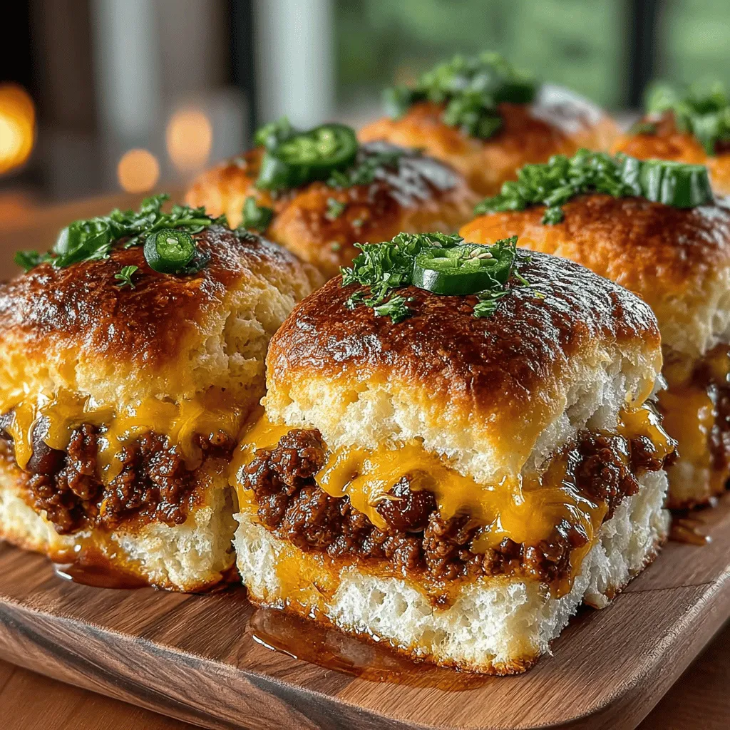 Cheddar Chili Biscuit Sliders are not just a meal; they are an experience that brings together the warmth of homemade biscuits and the heartiness of a well-crafted chili. This innovative recipe offers a delicious blend of flavors and textures, making it an ideal choice for family dinners, game day gatherings, or casual get-togethers with friends. The combination of flaky, cheesy biscuits and a savory chili filling creates a comforting dish that is sure to satisfy even the pickiest eaters.