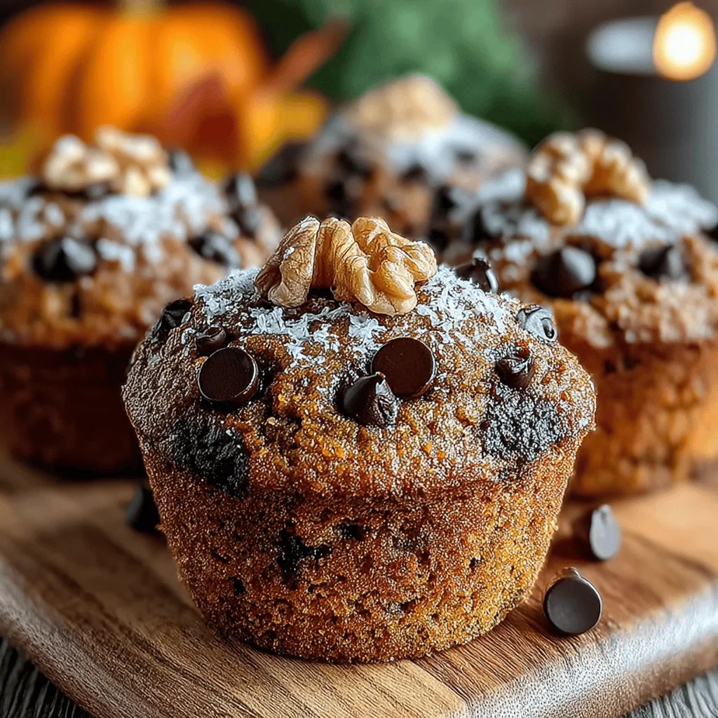 As the crisp air settles in and the leaves turn vibrant shades of orange and gold, autumn beckons us to indulge in its bounty, particularly the beloved pumpkin. This seasonal ingredient not only embodies the essence of fall but also invites a wave of nostalgia, evoking memories of cozy gatherings and warm kitchens. Among the myriad of ways to celebrate pumpkin, the <strong>Autumn Bliss Baked Pumpkin Chocolate Chip Muffins</strong> stand out as a perfect blend of comfort and indulgence. These muffins are not just a treat; they embody the spirit of the season, offering a delightful balance of flavors that is hard to resist.” /></p>
</p>
<h2>Combining Mixtures</h2>
</p>
<p>When baking muffins, achieving the perfect texture is paramount. To ensure your Autumn Bliss Baked Pumpkin Chocolate Chip Muffins are light and fluffy, it’s essential to combine the wet and dry ingredients without overmixing. Overmixing can lead to dense, tough muffins because it develops the gluten in the flour. Start by adding your dry ingredients—flour, baking powder, baking soda, cinnamon, nutmeg, and salt—into a separate bowl. In another bowl, combine the wet ingredients, including pumpkin puree, eggs, melted butter, and vanilla extract.</p>
</p>
<p>When you are ready to combine the mixtures, gently fold the dry ingredients into the wet ingredients using a spatula or wooden spoon. Mix until just combined; it’s okay if there are a few lumps. The goal is to keep the batter slightly uneven and avoid overworking it. This technique not only helps in achieving the desired fluffy texture but also enhances the muffins’ rise.</p>
</p>
<h2>Adding Chocolate Chips</h2>
</p>
<p>Chocolate chips are the star of this recipe, providing a delightful contrast to the warm spices and pumpkin flavor. To ensure that the chocolate chips are evenly distributed throughout the batter, consider the following tips:</p>
</p>
<p>1. <strong>Coat the Chips</strong>: Before adding the chocolate chips to the batter, toss them in a small amount of flour (about a tablespoon). This helps prevent them from sinking to the bottom of the muffins during baking.</p>
</p>
<p>2. <strong>Fold Gently</strong>: When incorporating the chocolate chips into the batter, use a gentle folding motion rather than stirring vigorously. This preserves the fluffy nature of the muffin batter.</p>
</p>
<p>3. <strong>Reserve Some Chips</strong>: For an appealing presentation, reserve a small handful of chocolate chips to sprinkle on top of the muffins just before baking.</p>
</p>
<h2>Filling the Muffin Tin</h2>
</p>
<p>When it comes to filling your muffin tin, portion control is key to achieving uniform muffins. A standard muffin tin typically holds 12 muffins. Using a standard ice cream scoop or a measuring cup can help ensure that each muffin is filled evenly, promoting even baking.</p>
</p>
<p>1. <strong>Portion Size</strong>: Aim to fill each muffin cup about two-thirds full. This allows space for the muffins to rise without overflowing.</p>
</p>
<p>2. <strong>Use Liners</strong>: For easy removal and cleanup, consider using paper liners in your muffin tin. If you prefer a crusty exterior, you can also grease the muffin tin directly.</p>
</p>
<p>3. <strong>Baking Temp</strong>: Preheat your oven to 350°F (175°C) before filling the muffin tin to ensure even cooking from the start.</p>
</p>
<h2>Baking</h2>
</p>
<p>Baking your muffins to perfection requires close attention. Place the filled muffin tin in the preheated oven and set a timer for 18-20 minutes. The baking time may vary slightly depending on your oven and the size of your muffins, so keep an eye on them as they bake.</p>
</p>
<p>To check for doneness, use the toothpick test: insert a toothpick into the center of a muffin; if it comes out clean or with a few moist crumbs attached, your muffins are done. If the toothpick comes out wet, continue baking for an additional 2-3 minutes, then test again.</p>
</p>
<h2>Cooling</h2>
</p>
<p>Once baked, it’s important to cool the muffins properly for the best texture. Allow the muffins to cool in the tin for about 5 minutes before transferring them to a wire rack. This helps them set and prevents sogginess. Letting them cool completely will enhance their texture, making them less crumbly when you bite into them.</p>
</p>
<h2>Tips for Perfect Muffins</h2>
</p>
<p>To ensure your Autumn Bliss Baked Pumpkin Chocolate Chip Muffins turn out perfectly every time, consider the following tips:</p>
</p>
<p>– <strong>Ingredient Temperature</strong>: Make sure your eggs and any dairy products (like milk or yogurt) are at room temperature before mixing. This helps create a smooth batter and aids in even baking.</p>
</p>
<p>– <strong>Storage</strong>: Store your muffins in an airtight container at room temperature for up to 3 days. If you want to keep them longer, consider freezing them. Place the cooled muffins in a freezer-safe bag, and they can last up to 3 months. Thaw them at room temperature or microwave them for a few seconds before serving.</p>
</p>
<p>– <strong>Variations</strong>: Get creative with your muffins! Experiment with different types of chocolate, such as dark, white, or milk chocolate chips. You can also add nuts like walnuts or pecans for added crunch, or play with spices like ginger or allspice to enhance the autumn flavor.</p>
</p>
<h2>Healthier Alternatives and Modifications</h2>
</p>
<p>If you’re looking to make your muffins a bit healthier or cater to dietary restrictions, here are some suggestions:</p>
</p>
<p>– <strong>Reducing Sugar</strong>: Consider using natural sweeteners like maple syrup or honey in place of granulated sugar. You can also reduce the sugar amount by about 25% without significantly affecting the flavor.</p>
</p>
<p>– <strong>Gluten-Free Options</strong>: If you or someone you know has gluten sensitivities, you can substitute all-purpose flour with a gluten-free flour blend. Ensure it’s a blend that contains xanthan gum for better structure.</p>
</p>
<p>– <strong>Vegan Substitutions</strong>: To make these muffins vegan, replace the eggs with flax eggs (1 tablespoon of ground flaxseeds mixed with 2.5 tablespoons of water per egg), and use plant-based milk and vegan butter.</p>
</p>
<h2>Serving Suggestions</h2>
</p>
<p>These muffins are perfect for any occasion, whether as a snack or a delightful breakfast treat. Here are some ideas for serving:</p>
</p>
<p>– <strong>Pairing Options</strong>: Enjoy your muffins with a warm cup of coffee, tea, or a comforting glass of warm milk. The combination of flavors enhances the overall experience and makes for a cozy moment.</p>
</p>
<p>– <strong>Elevate the Experience</strong>: For a decadent touch, consider adding a cream cheese frosting or a drizzle of maple syrup on top of the muffins. This adds an additional layer of flavor that complements the pumpkin and chocolate beautifully.</p>
</p>
<h2>Nutritional Information</h2>
</p>
<p>Each muffin is a delightful combination of flavors and textures that can be enjoyed without guilt. Here’s a rough overview of the nutritional content per muffin, based on standard ingredient measurements:</p>
</p>
<p>– Calories: 180</p>
<p>– Total Fat: 7g</p>
<p>– Saturated Fat: 3.5g</p>
<p>– Cholesterol: 30mg</p>
<p>– Sodium: 180mg</p>
<p>– Total Carbohydrates: 29g</p>
<p>– Dietary Fiber: 1g</p>
<p>– Sugars: 10g</p>
<p>– Protein: 3g</p>
</p>
<p>While these muffins are indulgent, they also provide some nutritional benefits from the pumpkin, which is rich in vitamins A and C, fiber, and antioxidants. Balancing indulgence with health-conscious eating is all about moderation and enjoying homemade treats that can be part of a balanced diet.</p>
</p>
<h2>Conclusion</h2>
</p>
<p>The charm of Autumn Bliss Baked Pumpkin Chocolate Chip Muffins lies in their perfect blend of seasonal flavors and comforting texture. With the ability to customize them to suit your dietary needs or personal tastes, these muffins are a versatile addition to your baking repertoire.</p>
</p>
<p>Encouraging you to try baking them at home, this recipe not only offers the satisfaction of homemade treats but also invites you to share the joy of seasonal flavors with family and friends. There’s something special about gathering around a warm batch of muffins, savoring the delightful aroma, and indulging in the deliciousness that comes from your kitchen. So, roll up your sleeves, gather your ingredients, and experience the joy of baking these delightful muffins today!</p>
</div>