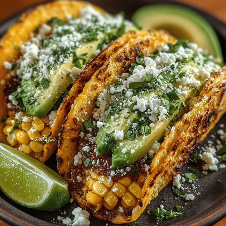 Tacos are undoubtedly one of the most versatile and beloved dishes in many cultures around the world. From traditional fillings like beef and chicken to more modern interpretations featuring grilled vegetables or fish, tacos can be customized to suit any palate. One exciting and fresh twist on this classic dish is the Garlic Herb Roasted Sweet Corn Tacos. This recipe not only showcases the natural sweetness of corn but also elevates it with aromatic garlic and a blend of herbs that tantalize the taste buds.