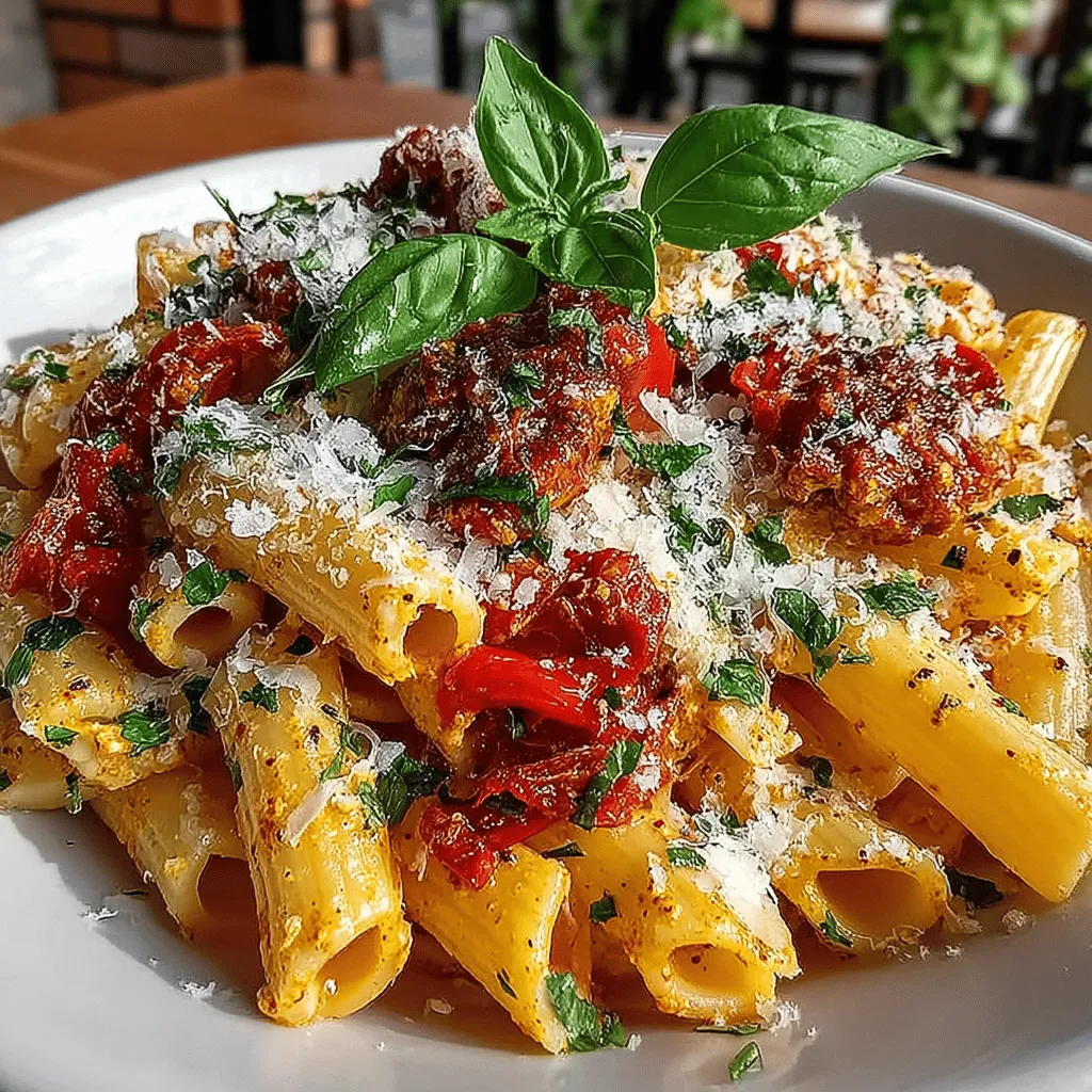 Indulging in a delicious pasta dish can transform an ordinary meal into an extraordinary experience. Creamy Roasted Red Pepper Pasta is a culinary delight that marries the sweetness of roasted red bell peppers with the richness of cream, creating a dish that is as comforting as it is satisfying. The vibrant colors of the sauce not only make it visually appealing but also serve as an invitation to savor its rich flavors and creamy texture. Whether you're preparing a quick weeknight dinner or aiming to impress guests at a special gathering, this recipe is a perfect choice.