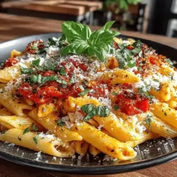 Indulging in a delicious pasta dish can transform an ordinary meal into an extraordinary experience. Creamy Roasted Red Pepper Pasta is a culinary delight that marries the sweetness of roasted red bell peppers with the richness of cream, creating a dish that is as comforting as it is satisfying. The vibrant colors of the sauce not only make it visually appealing but also serve as an invitation to savor its rich flavors and creamy texture. Whether you're preparing a quick weeknight dinner or aiming to impress guests at a special gathering, this recipe is a perfect choice.