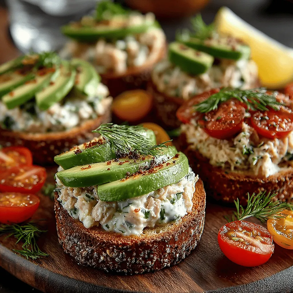 When it comes to light and refreshing appetizers or lunch options, few dishes can compete with Tuna Delight Circles. This delightful recipe combines the robust flavor of tuna with the creamy richness of avocado, all nestled between slices of wholesome bread. Not only is this dish visually appealing, but it also offers a burst of flavors that tantalize the taste buds. Whether you're hosting a casual gathering with friends or planning an elegant brunch, Tuna Delight Circles are versatile enough to suit any occasion.