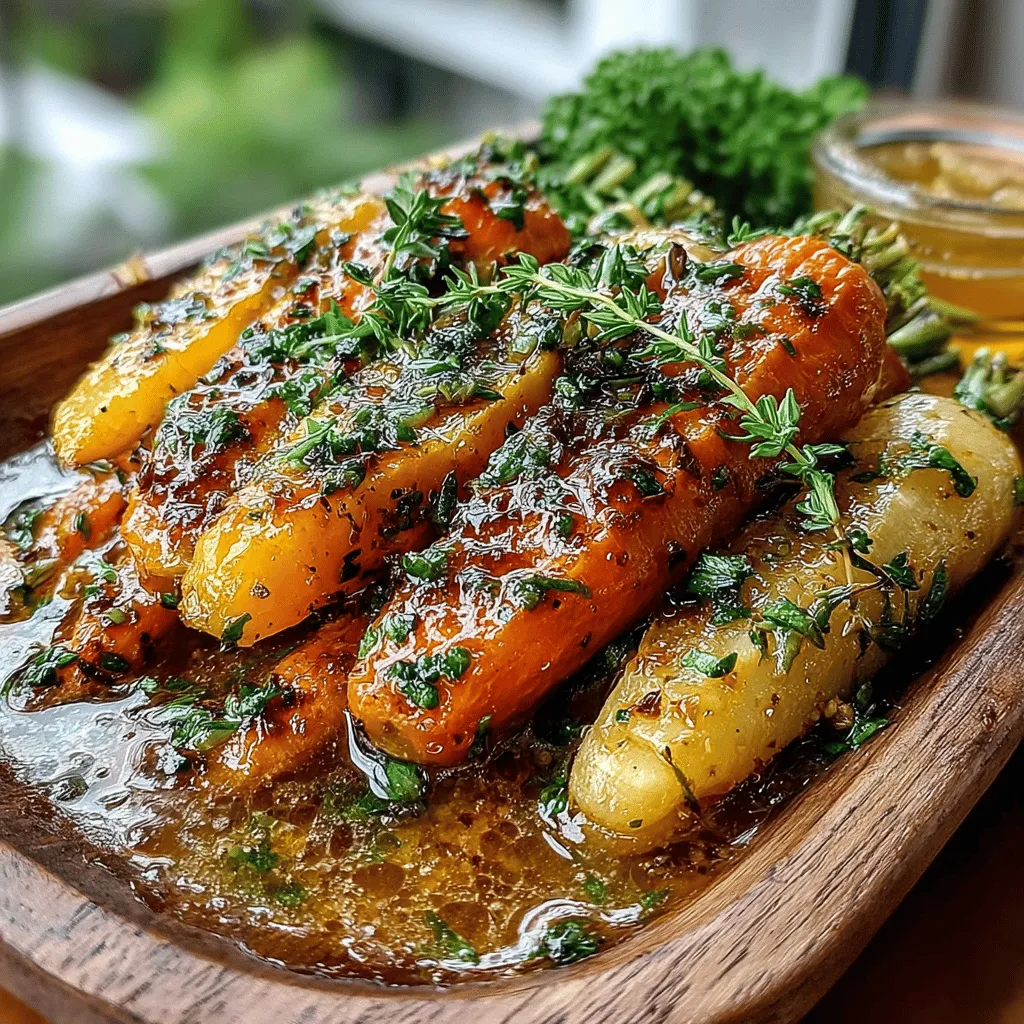 Cooking can be a delightful journey that transforms simple ingredients into extraordinary dishes. One such dish that encapsulates this experience is Sweet Thyme Honey Roasted Carrots. This recipe not only highlights the natural sweetness of carrots but also infuses them with the aromatic essence of thyme and the rich flavor of honey. Ideal for weeknight dinners or special occasions, these roasted carrots are easy to prepare and a crowd-pleaser for all ages. In this article, we will explore the delightful world of Sweet Thyme Honey Roasted Carrots, providing step-by-step instructions, the health benefits of the ingredients, and tips for perfecting this dish.