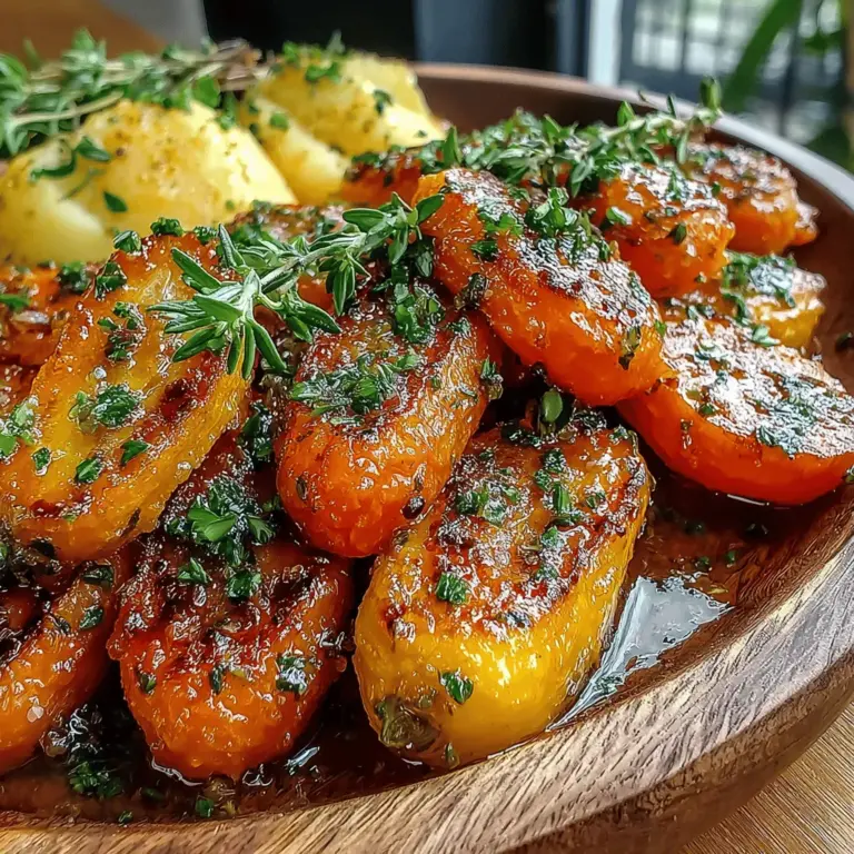 Cooking can be a delightful journey that transforms simple ingredients into extraordinary dishes. One such dish that encapsulates this experience is Sweet Thyme Honey Roasted Carrots. This recipe not only highlights the natural sweetness of carrots but also infuses them with the aromatic essence of thyme and the rich flavor of honey. Ideal for weeknight dinners or special occasions, these roasted carrots are easy to prepare and a crowd-pleaser for all ages. In this article, we will explore the delightful world of Sweet Thyme Honey Roasted Carrots, providing step-by-step instructions, the health benefits of the ingredients, and tips for perfecting this dish.