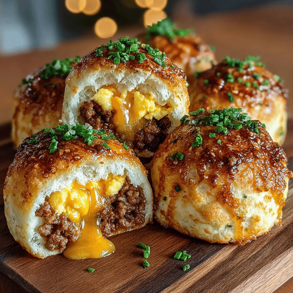 In recent years, the trend of breakfast bites has gained immense popularity among food enthusiasts and busy professionals alike. These compact, flavorful morsels encapsulate the essence of a hearty breakfast while offering the convenience that modern lifestyles demand. Among the plethora of breakfast options available today, Mini Breakfast Biscuit Bomb Bites stand out as a delightful choice that combines classic breakfast ingredients into a bite-sized treat. This recipe not only satisfies your morning cravings but also provides an opportunity to enjoy a homemade meal, making it an ideal solution for those on the go.