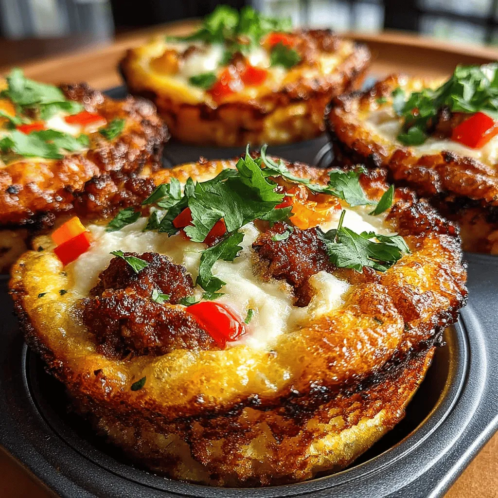 Mini frittata cups are the perfect embodiment of culinary versatility, serving as an ideal breakfast, snack, or even a light lunch option. Whether you’re rushing to work or hosting a weekend brunch, these bite-sized delights will satisfy your cravings without sacrificing flavor. The harmonious pairing of sweet potatoes and chorizo creates a unique blend that not only tantalizes your taste buds but also delivers a nutritious punch.