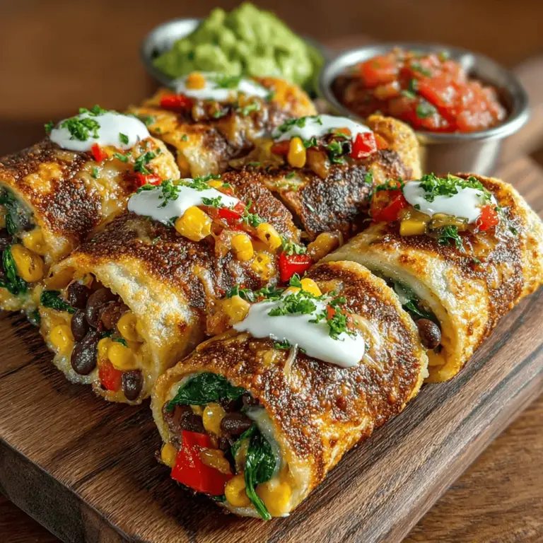 When preparing Mini Air Fryer Veggie Quesadilla Rolls, portion control is crucial. Ensuring that each roll is uniformly filled and sized not only helps them cook evenly but also enhances the overall eating experience. If the rolls are too large or uneven, they may not cook through properly, resulting in some parts being undercooked while others may burn.