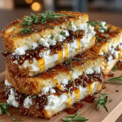 Sweet and savory sandwiches have a unique way of tantalizing our taste buds, blending contrasting flavors into a harmonious bite. Among the myriad of sandwich combinations, the Fig Jam Sandwich Melt stands out as a delightful treat that perfectly balances the richness of creamy cheese with the sweet depth of fig jam. This recipe not only offers a burst of flavor but also showcases the versatility of simple ingredients, turning them into a gourmet experience.