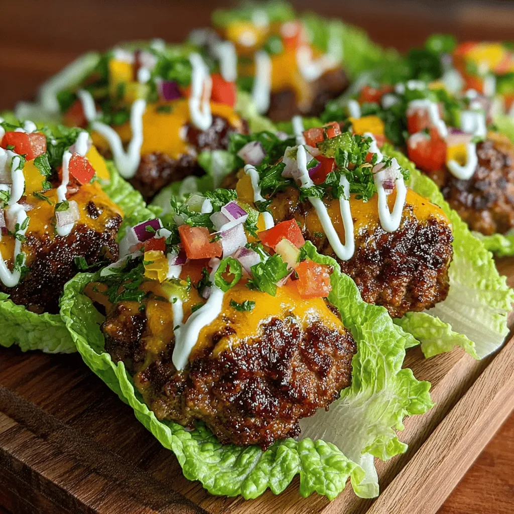 Cheeseburgers have long been a staple in the world of comfort food, beloved for their savory flavors and satisfying nature. From backyard barbecues to late-night cravings, the classic cheeseburger has captured the hearts—and appetites—of many. However, as health-conscious eating trends have gained traction, the need for lighter, more nutritious alternatives has increased. Enter the Mini Cheeseburger Lettuce Wrap Bites, a delightful and healthier twist on the traditional burger.