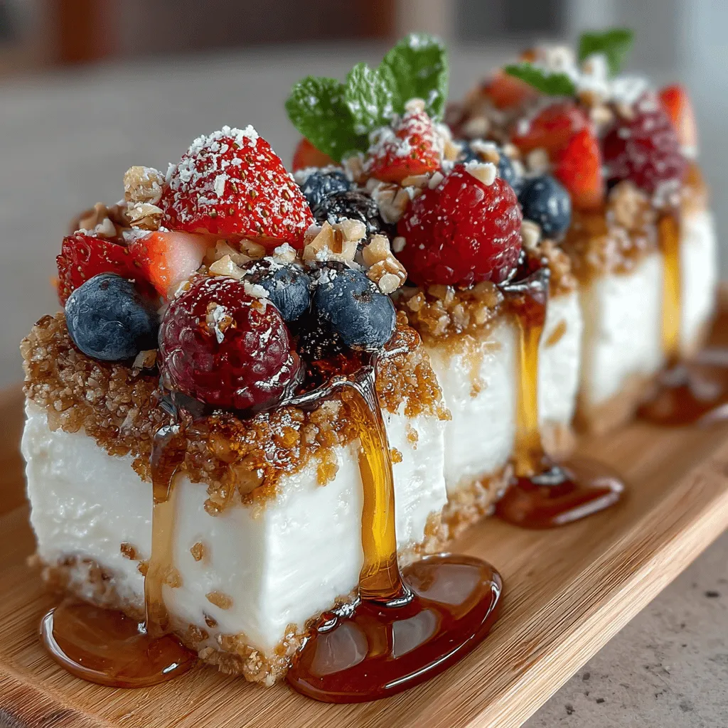 In the realm of desserts, finding a delightful balance between indulgence and nutrition can often feel like a daunting task. Enter Frosty Maple Granola Yogurt Wedges—a refreshing and healthy treat that encapsulates the best of both worlds. This innovative dessert combines the creamy richness of Greek yogurt with the natural sweetness of maple syrup, resulting in a dish that is not only satisfying but also brimming with health benefits. Ideal for family gatherings, casual get-togethers, or simply as a wholesome snack at home, these yogurt wedges offer versatility and deliciousness in every bite.