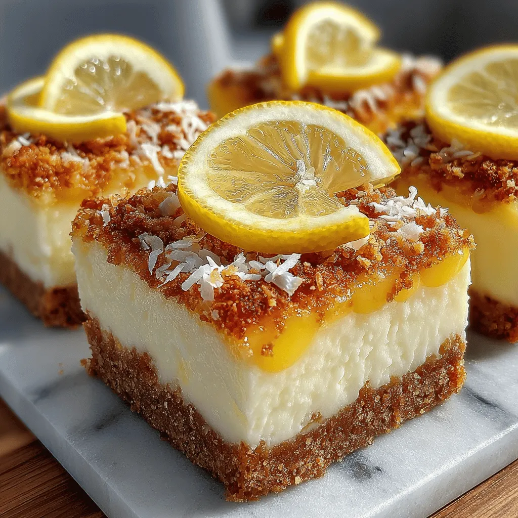 As the temperatures rise and the sun shines brighter, the craving for cool, refreshing desserts becomes almost irresistible. Frozen desserts have surged in popularity, especially during the warmer months, offering a delightful way to beat the heat. Among the myriad of options available, Frozen Yogurt Coconut Lemon Bars stand out as a healthier, yet indulgent treat that perfectly marries the creamy texture of yogurt with the zesty brightness of fresh lemons. Not only do these bars provide a satisfying balance of flavors, but they also invite a tropical escape with every bite thanks to the addition of coconut.