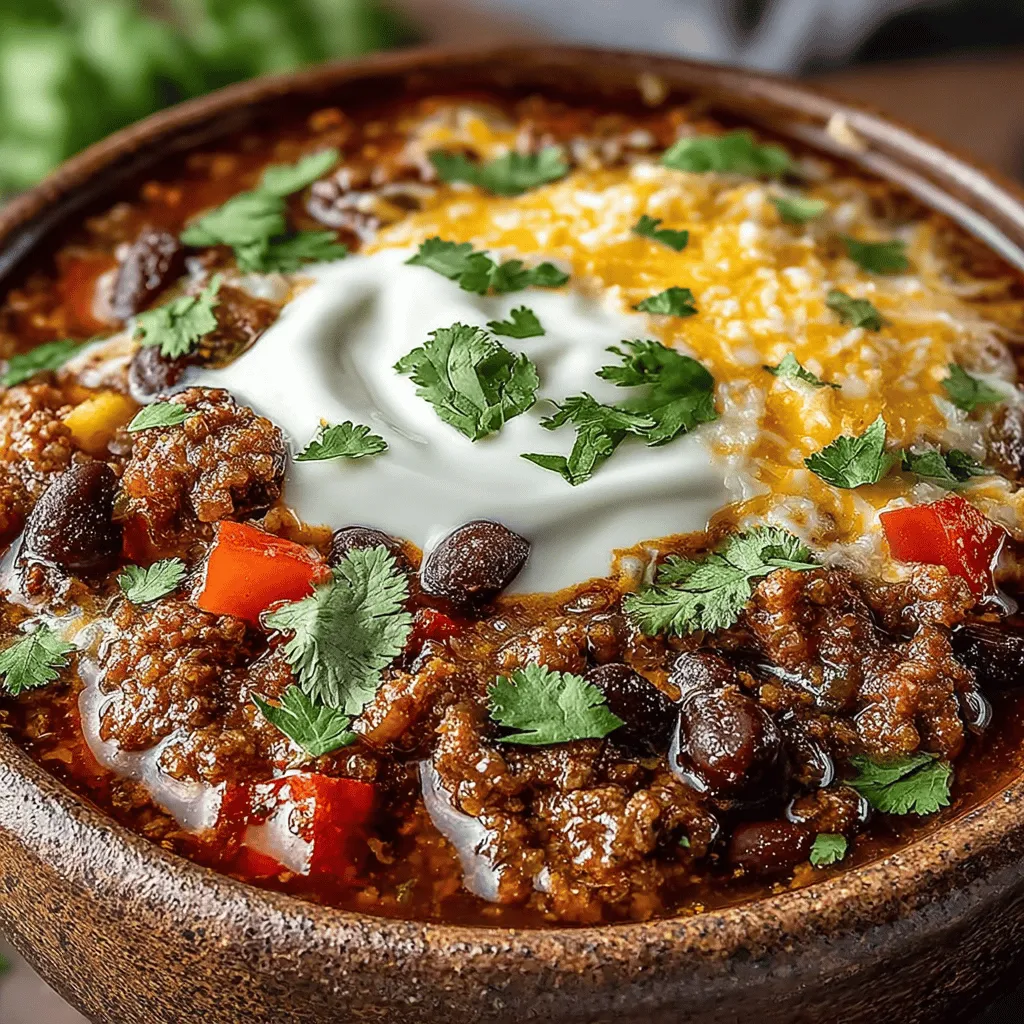 Slow Cooker Fig Jam Chili is a delightful twist on a beloved classic, combining the rich, hearty flavors of traditional chili with the unique sweetness of fig jam. This innovative recipe showcases how unexpected ingredients can elevate everyday dishes, making them more exciting and memorable. The balance of savory and sweet in this chili not only tantalizes the taste buds but also offers a comforting meal perfect for any occasion.