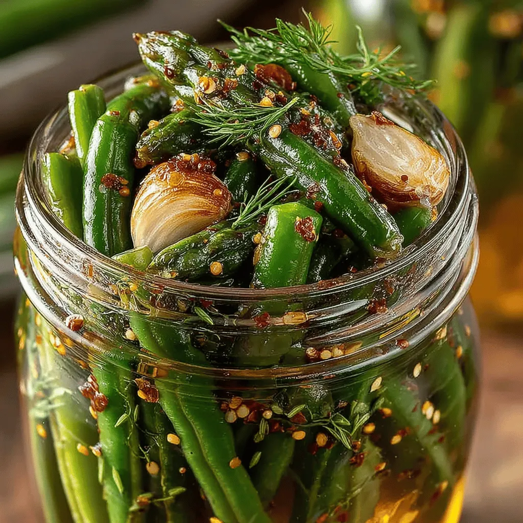 Zesty Crunchy Dilly Beans are not just another pickled vegetable; they are a vibrant celebration of flavor and texture that can elevate any meal. This refreshing pickled side dish captures the crispness of fresh green beans and marries it with a zesty brine infused with garlic, dill, and a hint of spice. Ideal for summer barbecues, picnics, or as a tangy snack, these dilly beans offer a delightful crunch that is sure to please pickle enthusiasts and newcomers alike.