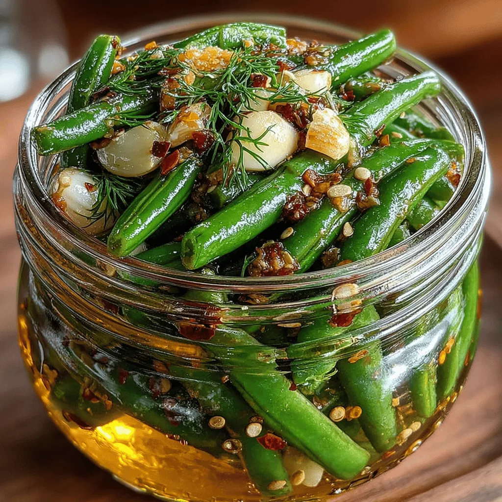 Zesty Crunchy Dilly Beans are not just another pickled vegetable; they are a vibrant celebration of flavor and texture that can elevate any meal. This refreshing pickled side dish captures the crispness of fresh green beans and marries it with a zesty brine infused with garlic, dill, and a hint of spice. Ideal for summer barbecues, picnics, or as a tangy snack, these dilly beans offer a delightful crunch that is sure to please pickle enthusiasts and newcomers alike.