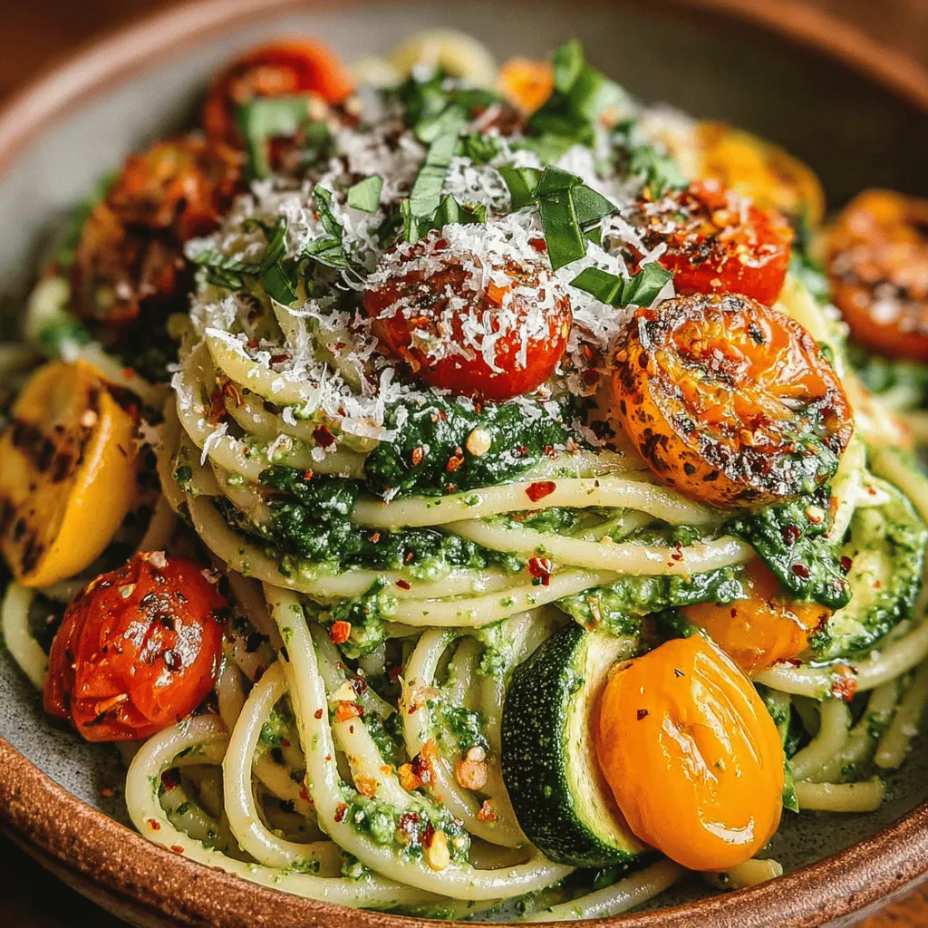 Avocado Pesto Veggie Pasta is a delightful and nutritious dish that perfectly combines the creamy texture of avocados with the aromatic flavors of fresh basil and garlic, all enveloped in a wholesome pasta base. This dish is not only visually appealing, with its vibrant green colors, but it also promises a burst of flavor in every bite. As more people seek healthier alternatives in their diets, this recipe stands out as an excellent choice for those looking to enjoy a satisfying meal without compromising on taste or nutrition.