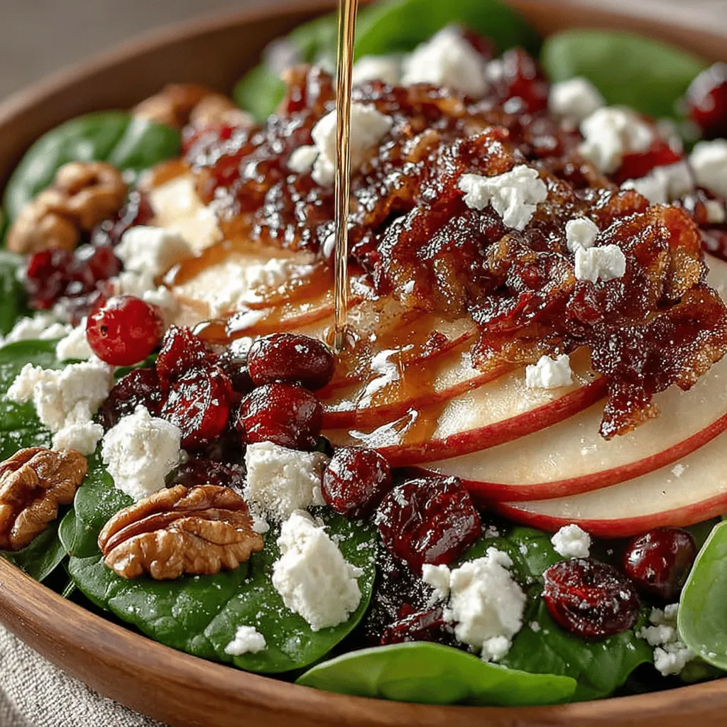 As the crisp air of autumn rolls in, so does the perfect opportunity to enjoy the vibrant flavors of the season. The Autumn Bliss Apple Cranberry Spinach Salad embodies this spirit, combining fresh, seasonal ingredients that not only tantalize your taste buds but also provide a myriad of health benefits. This salad is a celebration of fall, featuring sweet, juicy apples, tart cranberries, and nutrient-rich spinach, all brought together in a delightful, colorful dish that serves as a refreshing side or a satisfying main course.