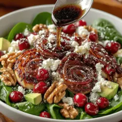 As the crisp air of autumn rolls in, so does the perfect opportunity to enjoy the vibrant flavors of the season. The Autumn Bliss Apple Cranberry Spinach Salad embodies this spirit, combining fresh, seasonal ingredients that not only tantalize your taste buds but also provide a myriad of health benefits. This salad is a celebration of fall, featuring sweet, juicy apples, tart cranberries, and nutrient-rich spinach, all brought together in a delightful, colorful dish that serves as a refreshing side or a satisfying main course.