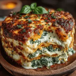 Whimsical Butternut Squash Spinach Lasagna
