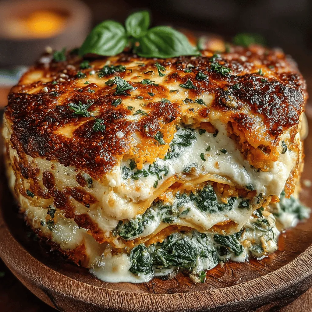 Lasagna has long been cherished as a quintessential comfort food, warming hearts and homes with its layers of rich flavors and hearty ingredients. This beloved dish, traditionally composed of pasta, sauce, and cheese, transcends culinary boundaries with its endless variations. In this rendition, we introduce a whimsical twist that combines the creamy sweetness of butternut squash with the earthy goodness of spinach. This Butternut Squash Spinach Lasagna not only tantalizes the taste buds but also packs a nutritious punch, making it an ideal choice for health-conscious eaters.