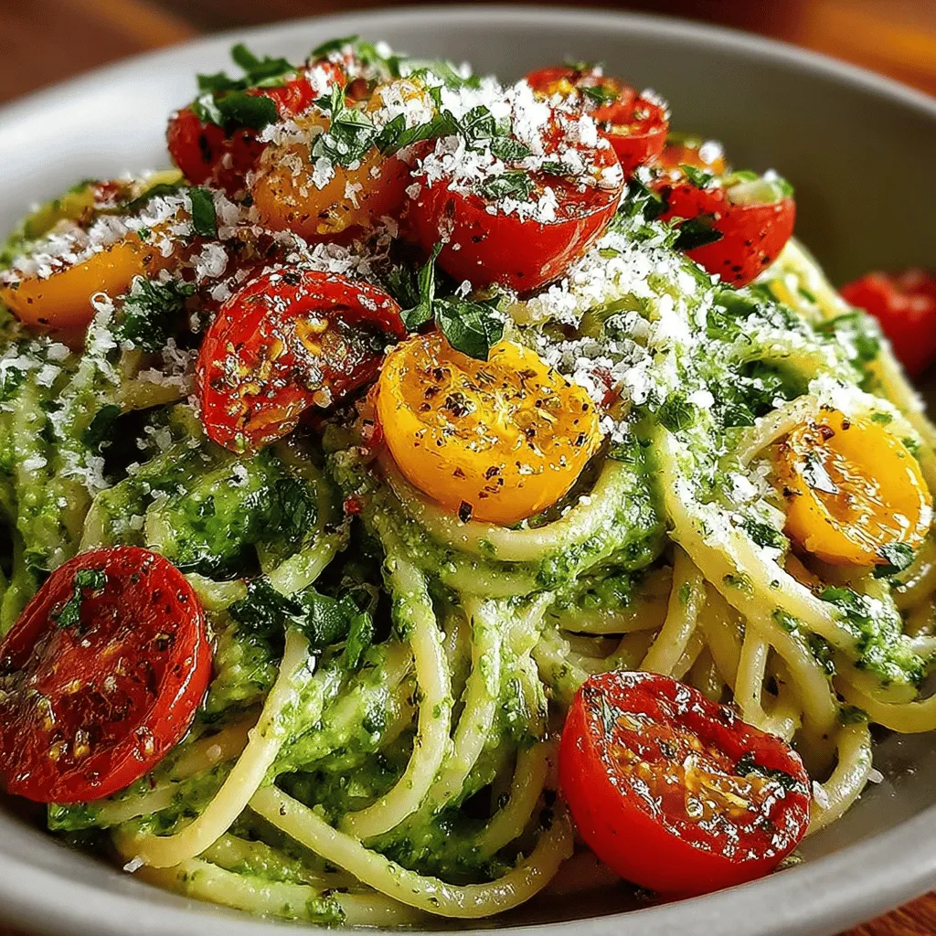 When it comes to quick and delicious meals, Creamy Basil Avocado Pasta stands out as a delightful choice. This dish is not only simple to prepare but also offers a vibrant and refreshing flavor profile that appeals to a variety of palates. Imagine perfectly cooked pasta coated in a luscious, creamy sauce made from ripe avocados, fragrant basil, and a hint of garlic. It's a meal that can be enjoyed on a casual weeknight or dressed up for a special occasion, making it a versatile addition to any home cook's repertoire.