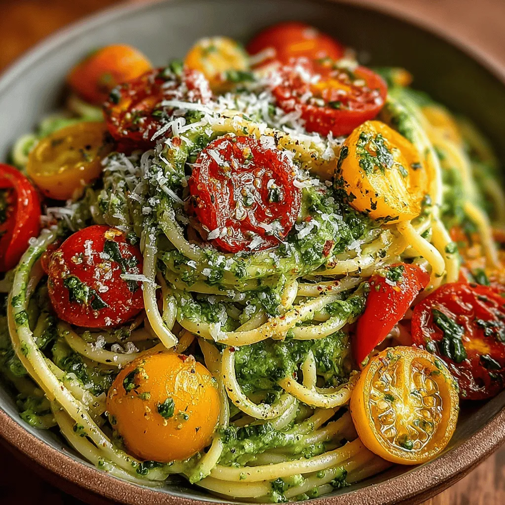 When it comes to quick and delicious meals, Creamy Basil Avocado Pasta stands out as a delightful choice. This dish is not only simple to prepare but also offers a vibrant and refreshing flavor profile that appeals to a variety of palates. Imagine perfectly cooked pasta coated in a luscious, creamy sauce made from ripe avocados, fragrant basil, and a hint of garlic. It's a meal that can be enjoyed on a casual weeknight or dressed up for a special occasion, making it a versatile addition to any home cook's repertoire.