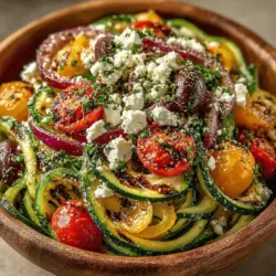 When the temperatures rise and the days stretch longer, the craving for fresh, vibrant meals intensifies. The Refreshing Zucchini Salad Bowl is the perfect solution, combining crisp, nutrient-rich ingredients that not only satisfy your palate but also nourish your body. This salad is a delightful medley of flavors and textures, making it a go-to dish for anyone looking for a quick, healthy meal that can be whipped up in no time. Whether you're preparing a light lunch, a side dish for dinner, or a picnic favorite, this salad has it all—it's refreshing, colorful, and packed with the goodness of fresh vegetables.