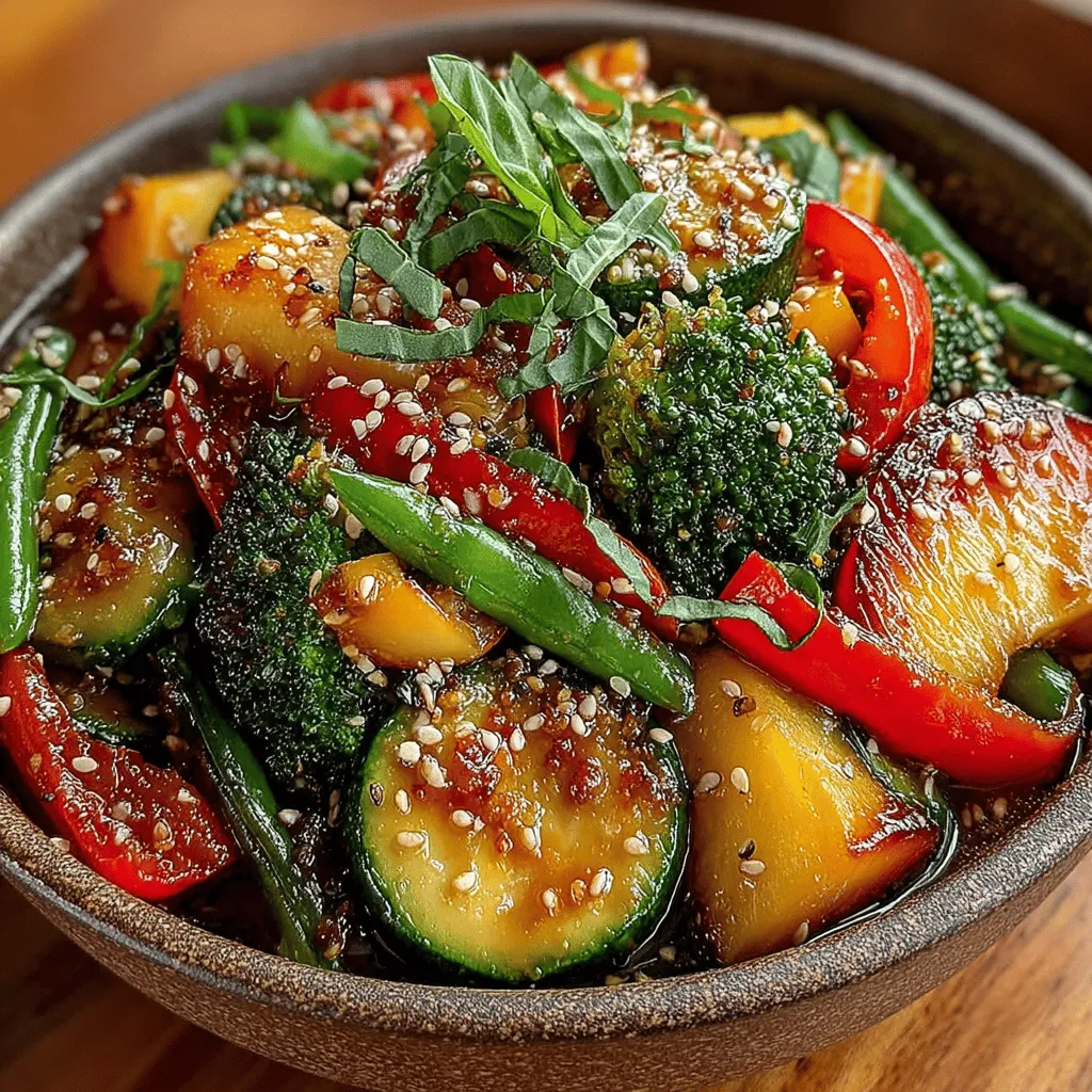 To truly appreciate the Peachy Delight Veggie Stir Fry, it is essential to understand the individual ingredients that come together in this delightful dish. Each component plays a vital role in not only enhancing the overall flavor but also contributing to the dish's nutritional profile.